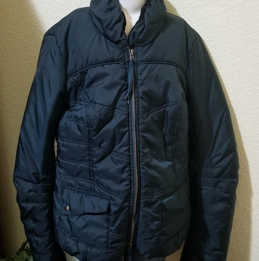 Womens Free People Dark Blue Jacket Size 10
